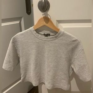 Grey Crop Top ✨